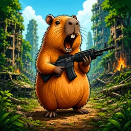 Capybaras with Guns 2