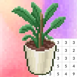 Coloring by Numbers: Pixel Room