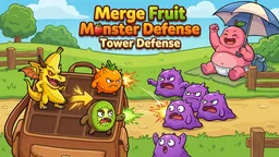 Merge Fruit Monster Defense